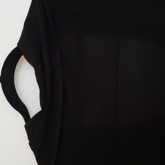 Pendleton Petite Black Merino Wool Draping Cardigan - Size XL - Picture 6 of 11